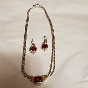 John Medeiros necklace and earrings